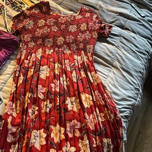 Red dress